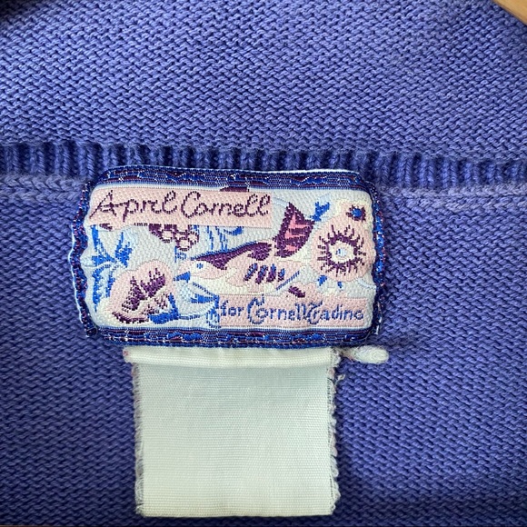 Vintage deep Purple Blur Turtle Neck Sweater - Picture 6 of 6